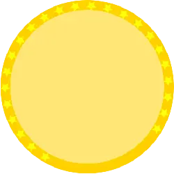 Yellow Star Circle - stars - Lossless PNG