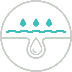 Water Drop Logo - Transparent Background PNG