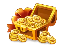 Treasure Chest of Coins - gift - Lossless PNG