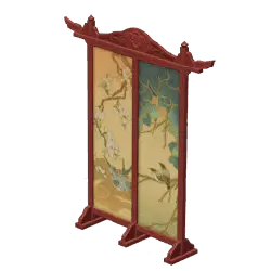 Red Wood Screen - screen - PNG