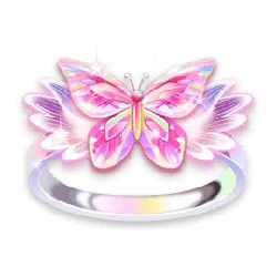 Butterfly Ring - shining - High Resolution PNG