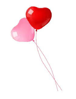 Heart Balloons - pink - heart - High Resolution PNG