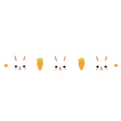 Rabbit and Carrot - pet - PNG