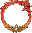 Dragon Wreath - red - PNG Images