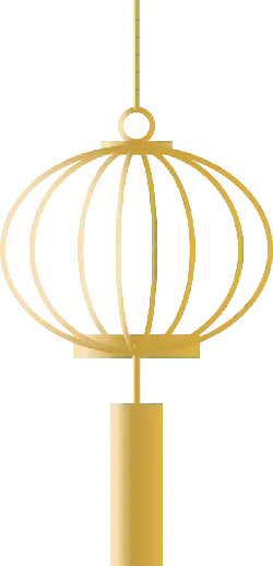 Lantern - gold - High Quality PNG