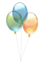 Colorful Balloons - Trending PNG - holiday