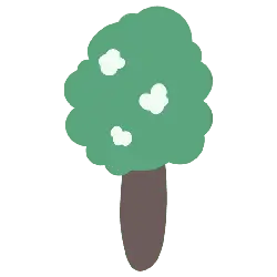 Cartoon Tree - clouds - No Watermark PNG