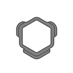 Hexagon Logo - Curated PNG