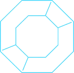 Octagon Pattern - simple - Transparent Layer PNG