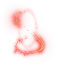 Number 8 - red - abstract - PNG Images