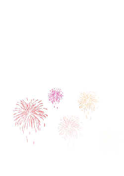 Fireworks - colorful - burst - No Background PNG