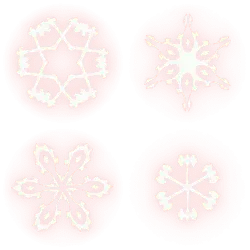 Snowflake - six-pointed - white - Lossless PNG