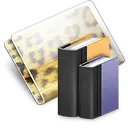 Folder and Books - knowledge - Transparent Background PNG