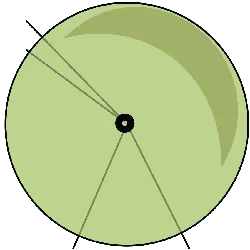 Green Circle Object - geometric shape - No Watermark PNG