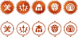 Sword and Shield、Trident、Building、Mask、Signal - mystery - Transparent Layer PNG