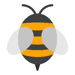 Bee - insect - yellow - Free PNG