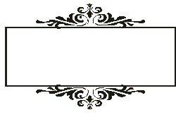 Black Decorative Frame - rectangle - PNG