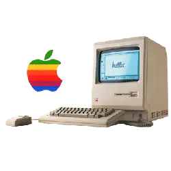 Apple Computer - retro - No Watermark PNG