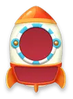 Rocket Ship - children - High Resolution PNG