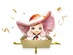 Mushroom Girl - happy - High Resolution PNG