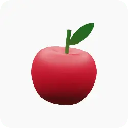 Apple - fresh - Lossless PNG