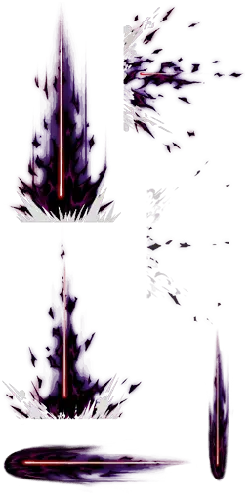 Purple Energy Wave - attack - Free Download PNG
