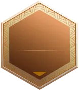 Hexagon Badge - lines - Free PNG
