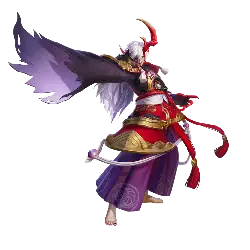 White-Haired Swordsman - red - swordsman - Transparent Layer PNG