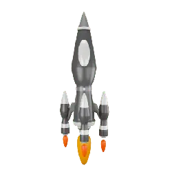Rocket - spacecraft - mechanical - No Watermark PNG