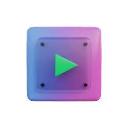 Play Button - play - gradient - PNG Images
