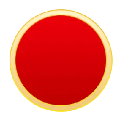 Red Circle - geometric - High Resolution PNG