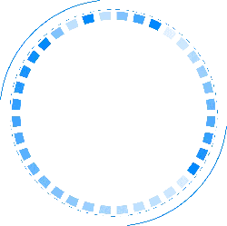 Blue Circular Pattern - geometric shape - future - Transparent Layer PNG