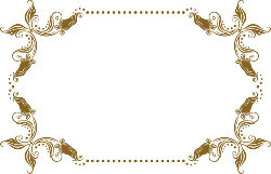 Gold Pattern Frame - frame - design - High Resolution PNG
