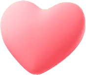 Pink Heart - graphic - simple - PNG Images