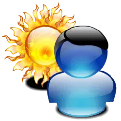 Sun Person Icon - person - No Background PNG