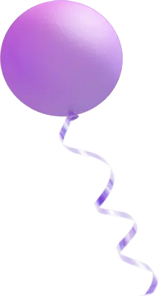 Purple Balloon - High Download Count PNG
