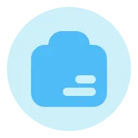 Blue Camera Icon - minimalistic - Free PNG