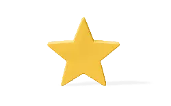 Star - gold - Transparent Background PNG