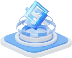 Blue Cube - geometric shape - Designer's Pick PNG