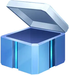 Blue Treasure Chest - blue - PNG Images