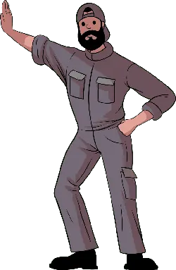 Worker with Hat - helmet - Lossless PNG