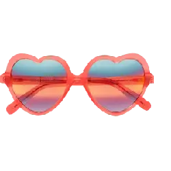 Heart-shaped sunglasses - heart shape - High Resolution PNG