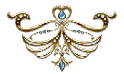 Blue Gemstone Wing Ornament - jewelry - PNG Images