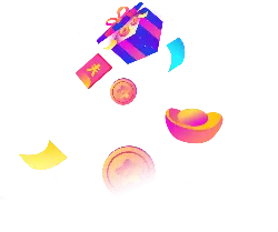 Colorful Gift Box and Coins - gift - Transparent Layer PNG