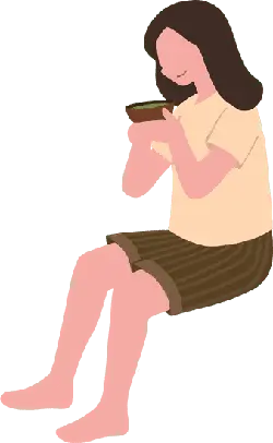 Girl Eating Ice Cream - Highly Rated PNG