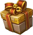 Gift Box - red ribbon - Free Download PNG