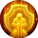 Golden Knight - guardian - No Background PNG