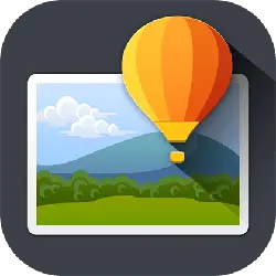 Hot Air Balloon Landscape - nature - Transparent Background PNG