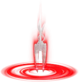 Red Light Halo with Fork - fork - Free PNG