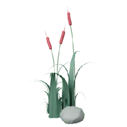 Reed and Stone - nature - Free Download PNG